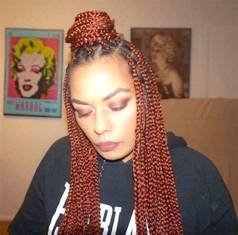 14 Killer Red Box Braids That’ll Change Your Look